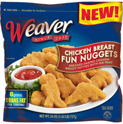 Chicken Breast Fun Nuggets
